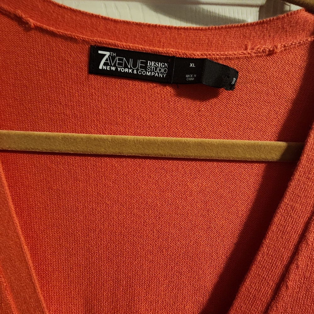 Ny And Co  Women Sweaters - Pink and Orange Cardigans - Picture 3 of 7